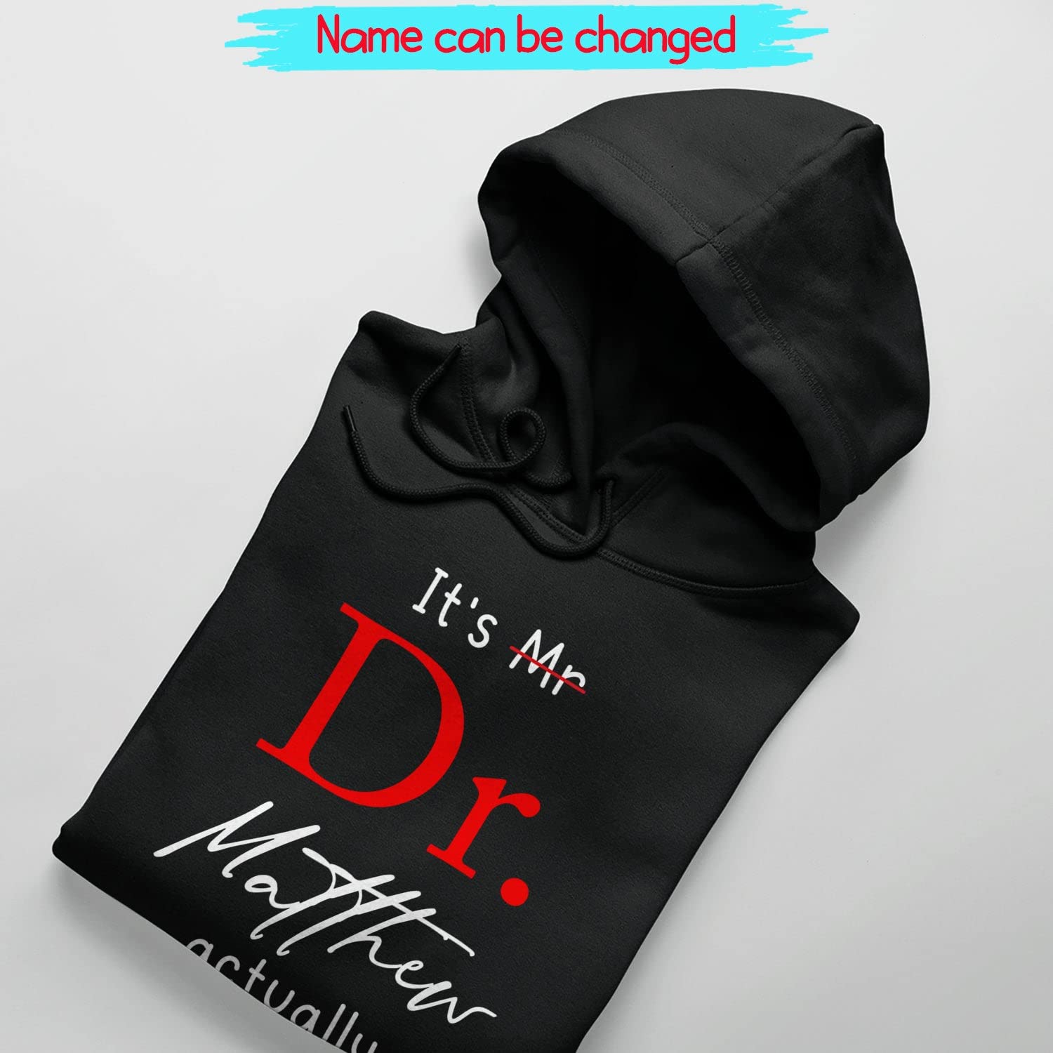 Ciciron Doctor Hooded Sweatshirt, Personalized Doctor Pullover Hoodie, Custom Doctor's Name Hoodie - Image 3