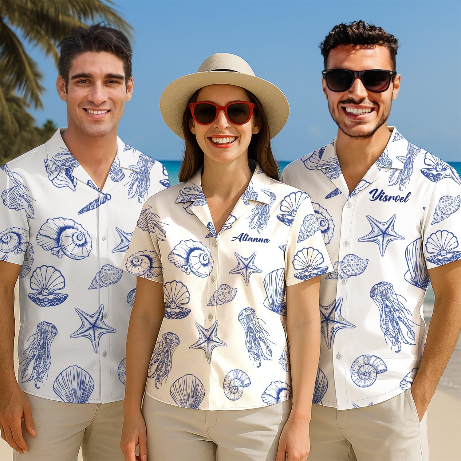 Personalized Hawaiian Shirt Gift for Men, Custom Tropical Beach Summer Button Down Shirt with Name & Photo Face - Image 4