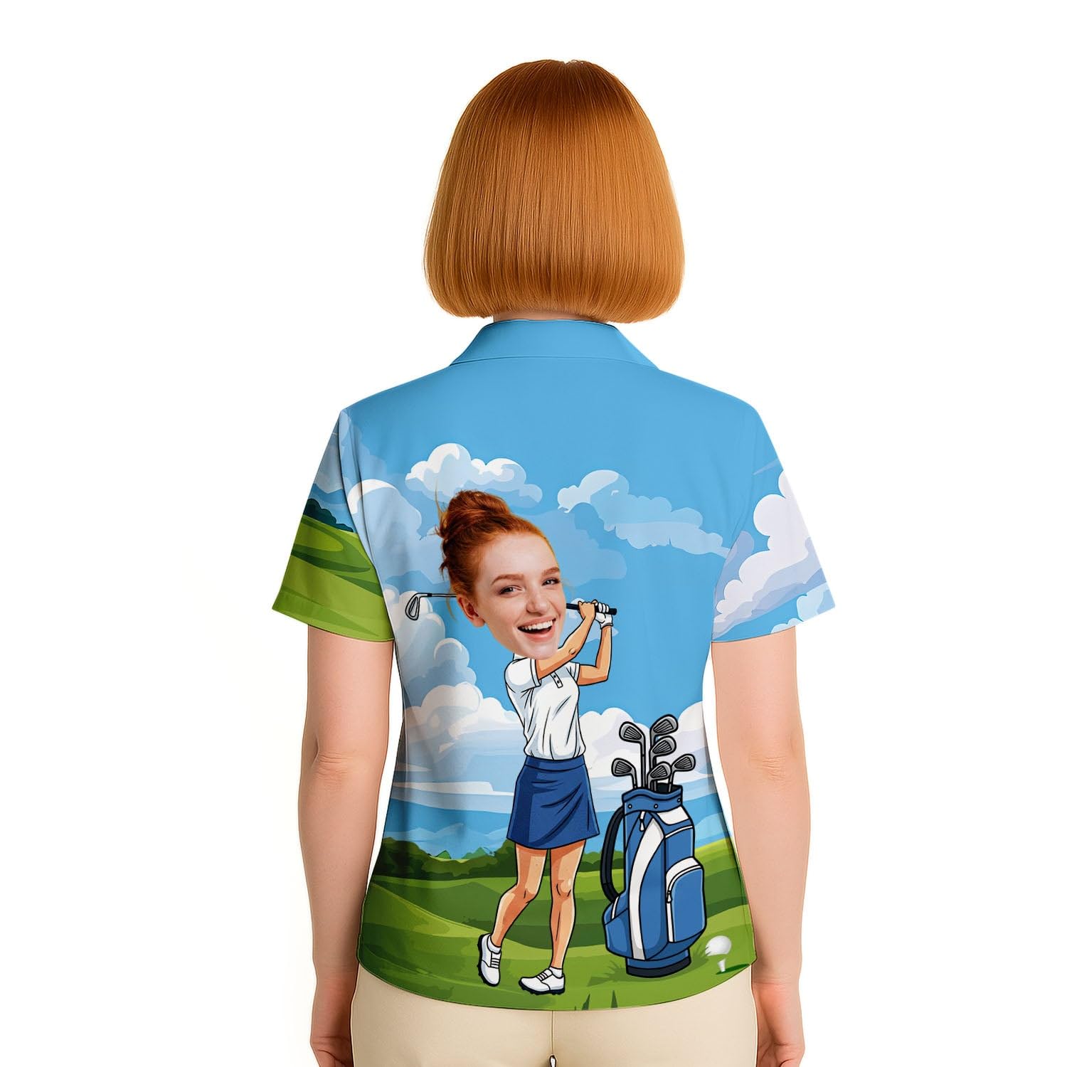 Personalized Sport Women's Hawaiian Shirt, Customized Name Sports Player Hawaiian Shirt for Women Daughter Team Coach - Image 4